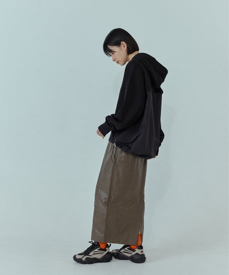 square leather skirt 2size/2color