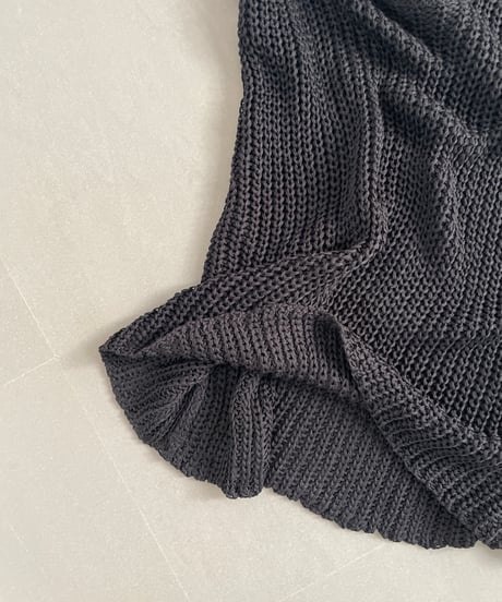 mesh knit tank