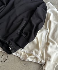 design sweat drawstring pullover/2color