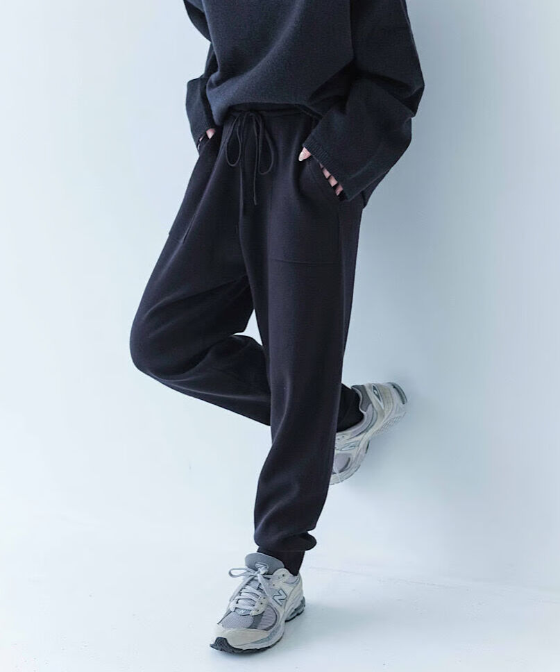 from MASAKI  Knit Jog Pants