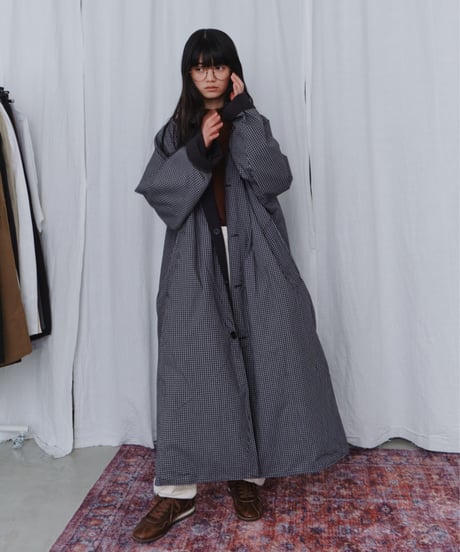 reversible balmacaan long coat / 2color