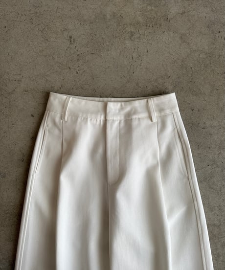 【FINE】tuck wide trousers/3size