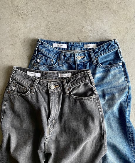 ［FASHIRU × SOMETHING］baggy fit Jeans(Japan made)/3size/3color
