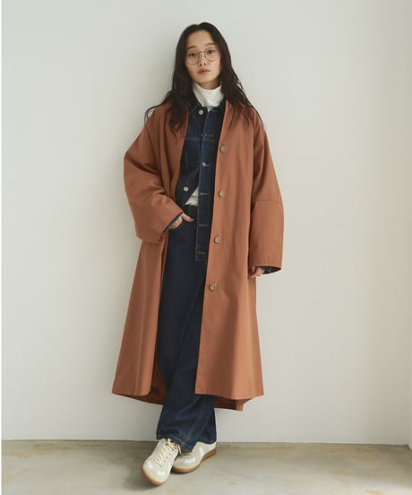 awesome soutien collar coat/3color