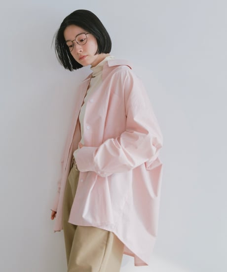 oversize shirt （white/yellow/pink）/3color