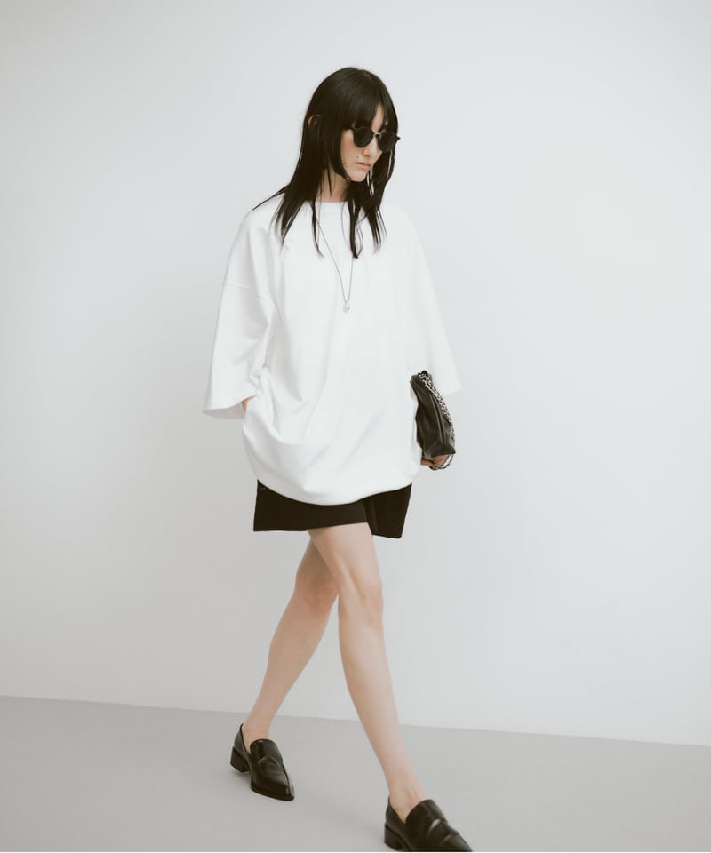 RE Nylon Drawcord Pullover White プルオーバー WETTEMPT（ウィテンプト）の「HALF ZIP NYLON PULLOVER / ハーフ