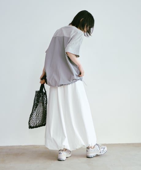 【NEW COLOR】back switching drawst pullover/2color
