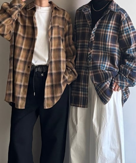 flannel shirts/2color