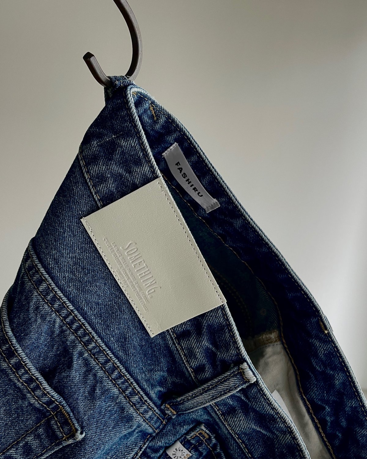 FASHIRU × SOMETHING バギーフィットジーンズ