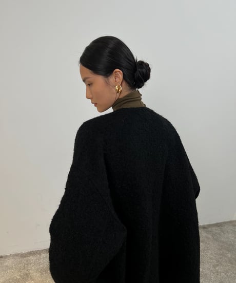 【FINE】soft cocoon knit outer