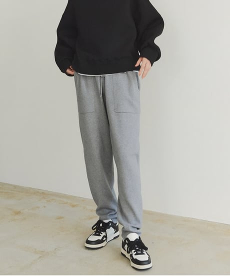 knit track pants　4color/2size
