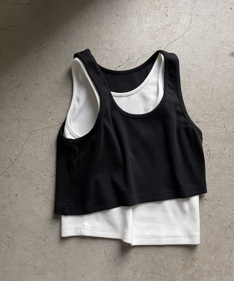 トップス BICOLOR TANK TOP UNOF トップス BICOLOR TANK TOP UNOF BICOLOR TANK TOP – UNOF