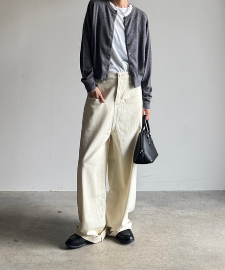 【NEW COLOR】loose denim pants/2size