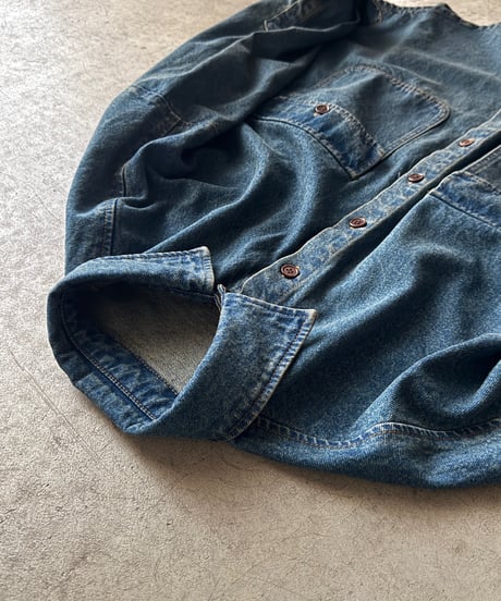 【FINE】ex denim shirt JK/2color