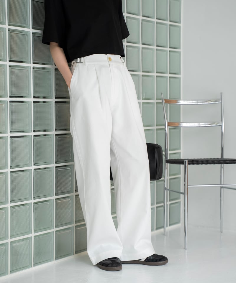 gurkha wide chino pants | F A S H I R U