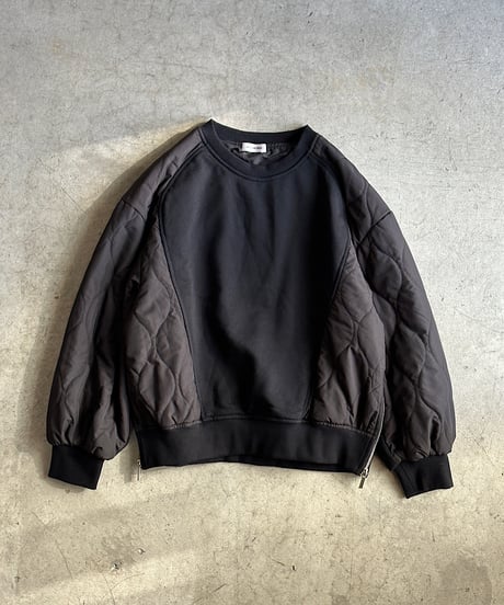 quilted docking pullover/2color