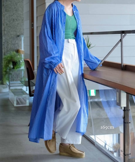 stripe gather OP/2color