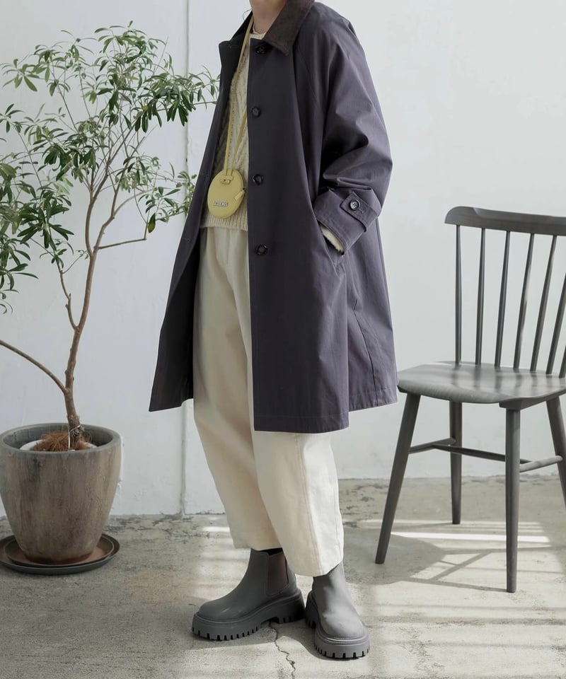 CD collar soutien collar coat/3color | F A S H