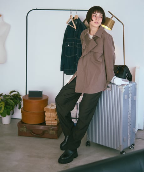 check design shirt jacket / 2color