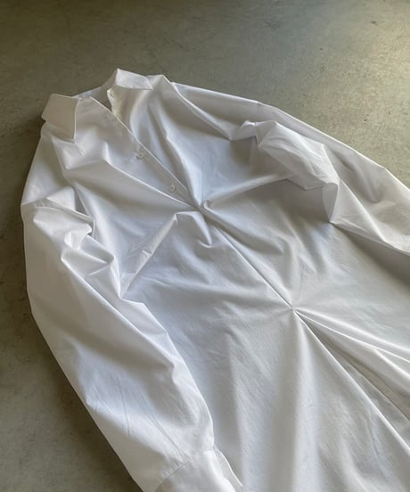 waist design shirt dress/2color