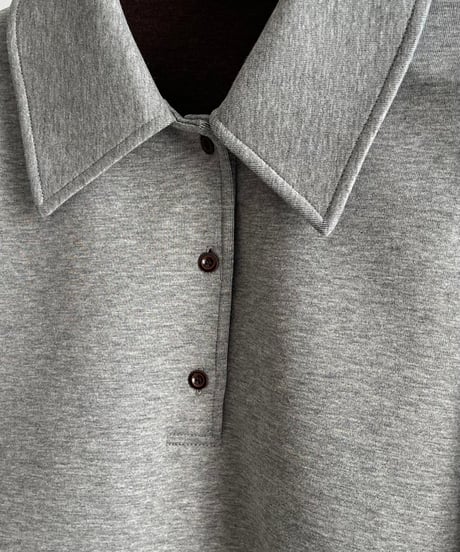 puffy touch polo top/2color