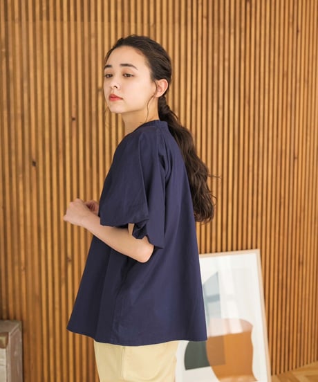 volume sleeve blouse/2color