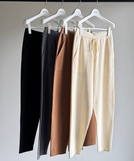 knit track pants　4color/2size