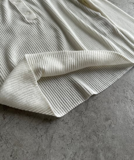 wool blend polo knit sweater/3color