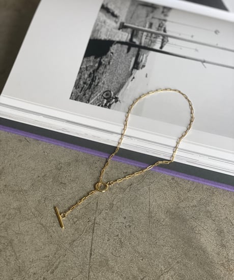 silver925 mantel necklace / 2color
