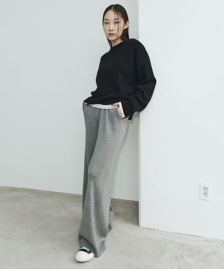 【FINE】bicolor switching wool pants/3color/2size