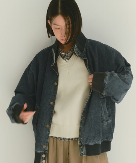 simple Vneck vest/3color