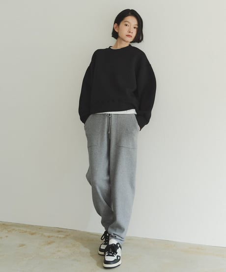 knit track pants　4color/2size