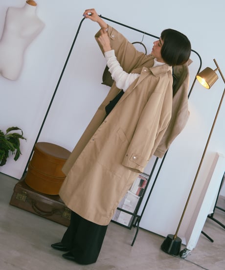 soutien collar coat -middle-【綿100%】