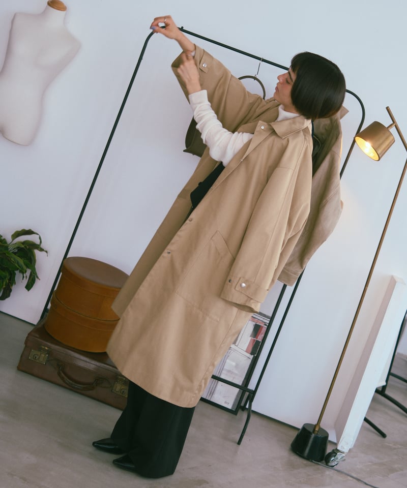 soutien collar coat -middle-【綿100%】 | F A S H I