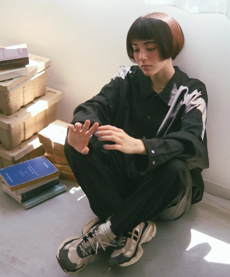 flare up セットアップ drawstring smooth shirt（セットアップ対応） | F A S H I R U