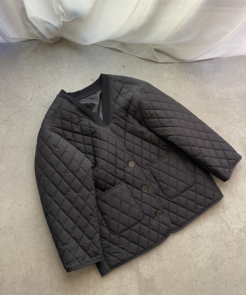 Vneck quilting blouson/2colors | F A S H I R U