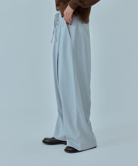 【FINE】relax tie trousers/3color