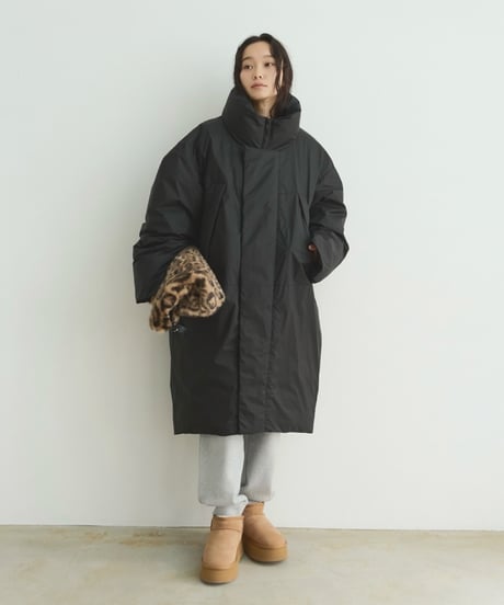 ＜予約販売＞long puffer overcoat/3color