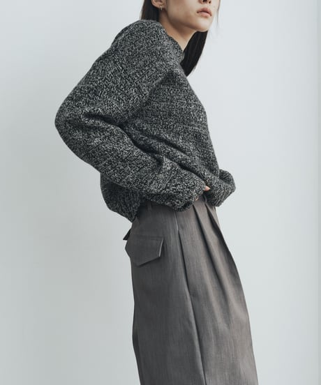 【FINE】straight-leg trousers/2color/3size