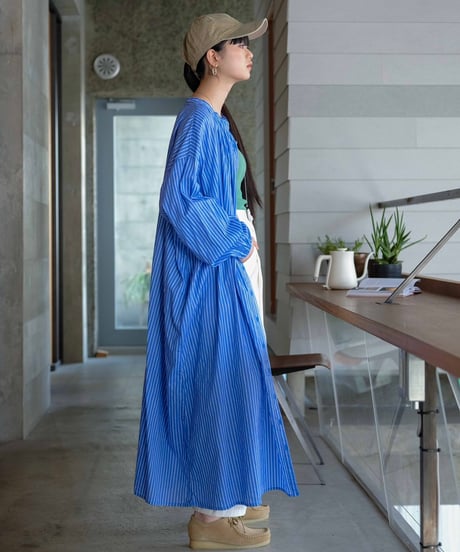 stripe gather OP/2color