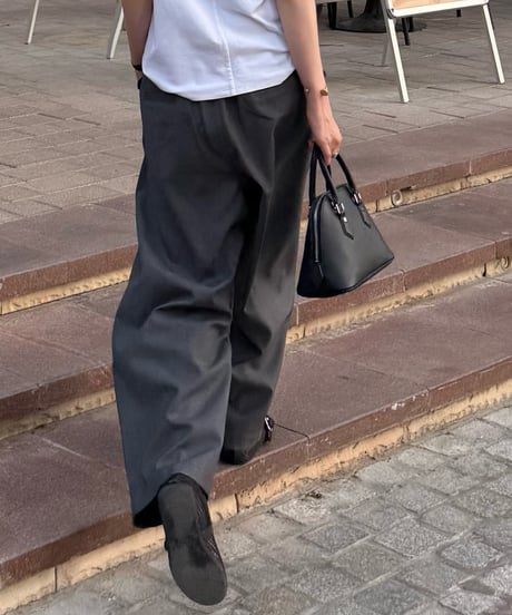 classic tapered pants/3color