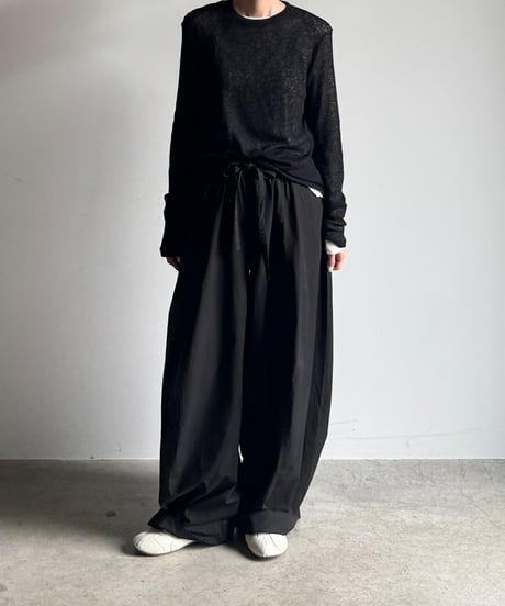 volume balloon pants/2color
