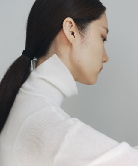 【FINE】sheer turtle knit/4color