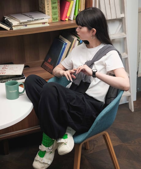 cargo pants with suspenders/2color