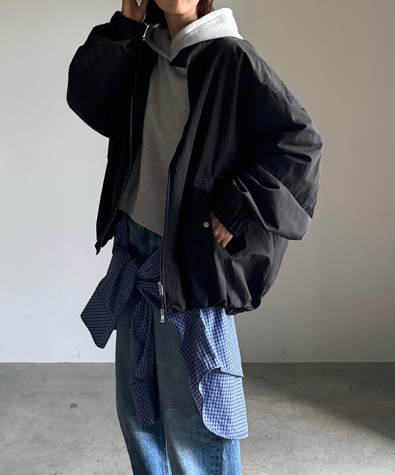 cotton stand collar blouson/2color | F A S H I R U