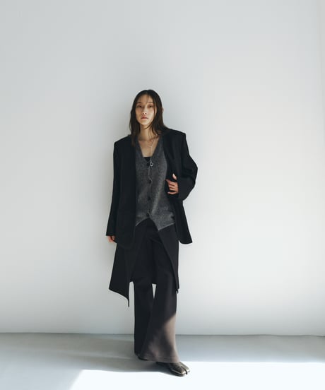 【FINE】flared trousers & wrap skirt