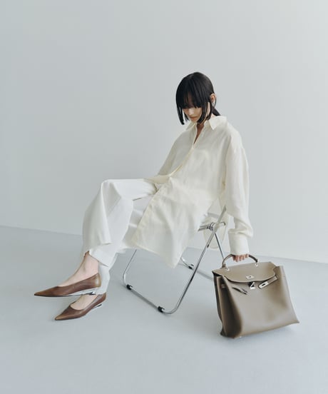 【FINE】tuck wide trousers/3size