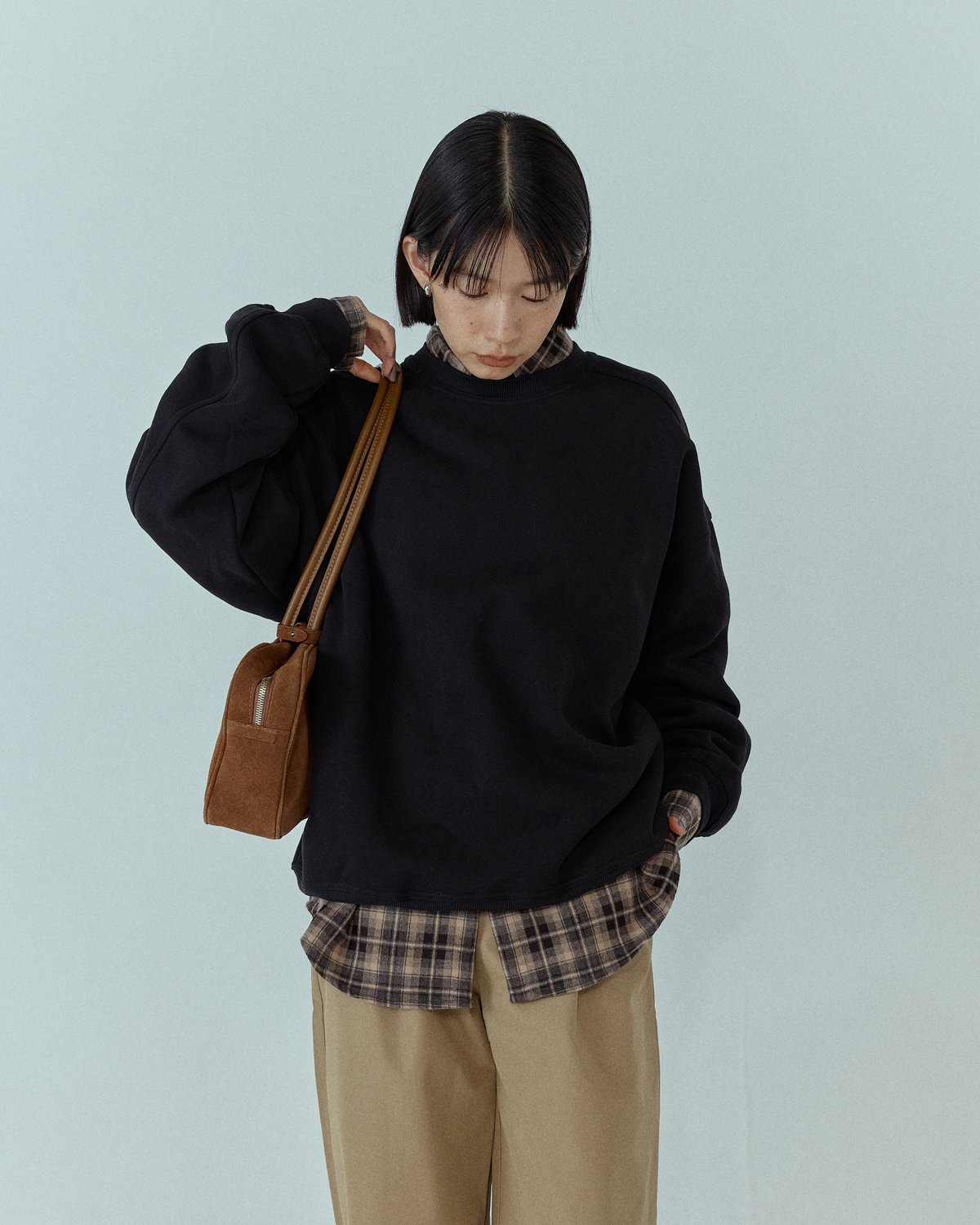 WINTER PERL SWEAT ブラック フリーサイズ X-girl - MIX LOGO & FACE FADED ZIP UP SWEAT HOODIE