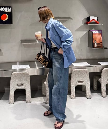 ［FASHIRU × SOMETHING］baggy fit Jeans(Japan made)/3size/3color