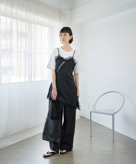 asymmetrical lace camisole